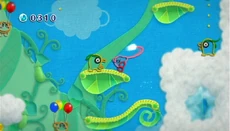 El látigo de Kirby sirve para atacar a los enemigos pero también guarda muchas otras utilidades.