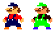 Mario y Luigi en Mario Bros