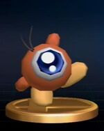 Trofeo de Waddle Doo en Super Smash Bros