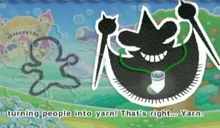 Zur-Zir utiliza su magia para convertir a sus víctimas en estambre.