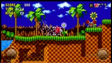Knuckles En La Version IOS De Sonic 1