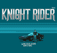 Knight Rider NES titulo