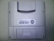 El cartucho japonés de Super Game Boy para Super Famicom