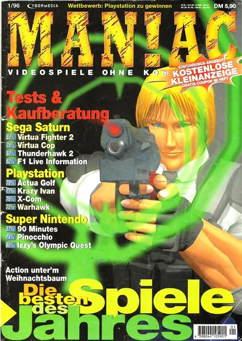MANIAC 1996 VideospielZeitschriften Wiki Fandom