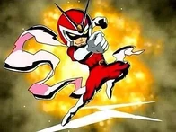 Viewtiful Joe transforms in anime