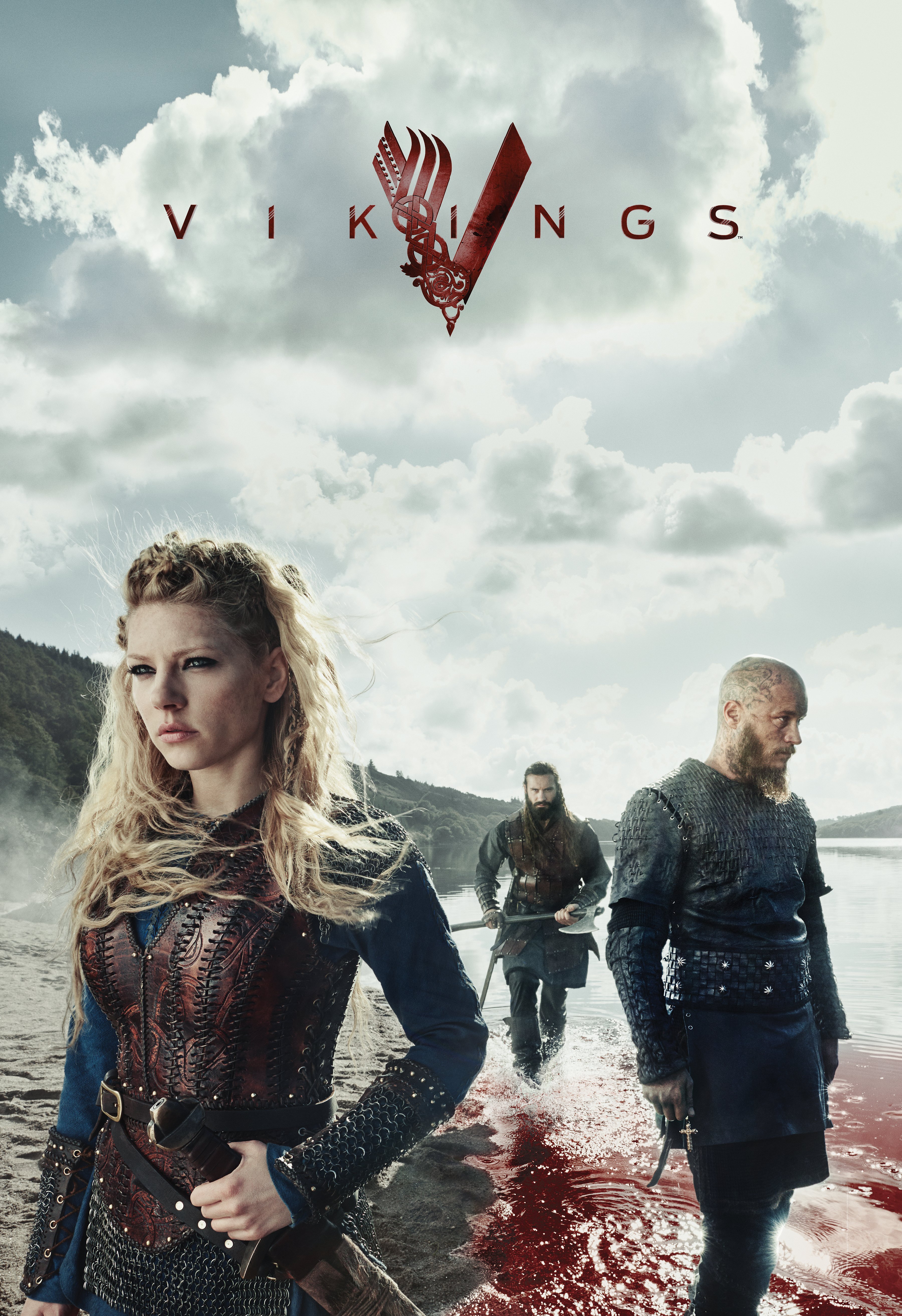 Vikings - Episode 3x06 publicity still of Travis Fimmel & Ben Robson