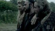 Lagertha, Athelstan, and King Ecbert in Mercenary