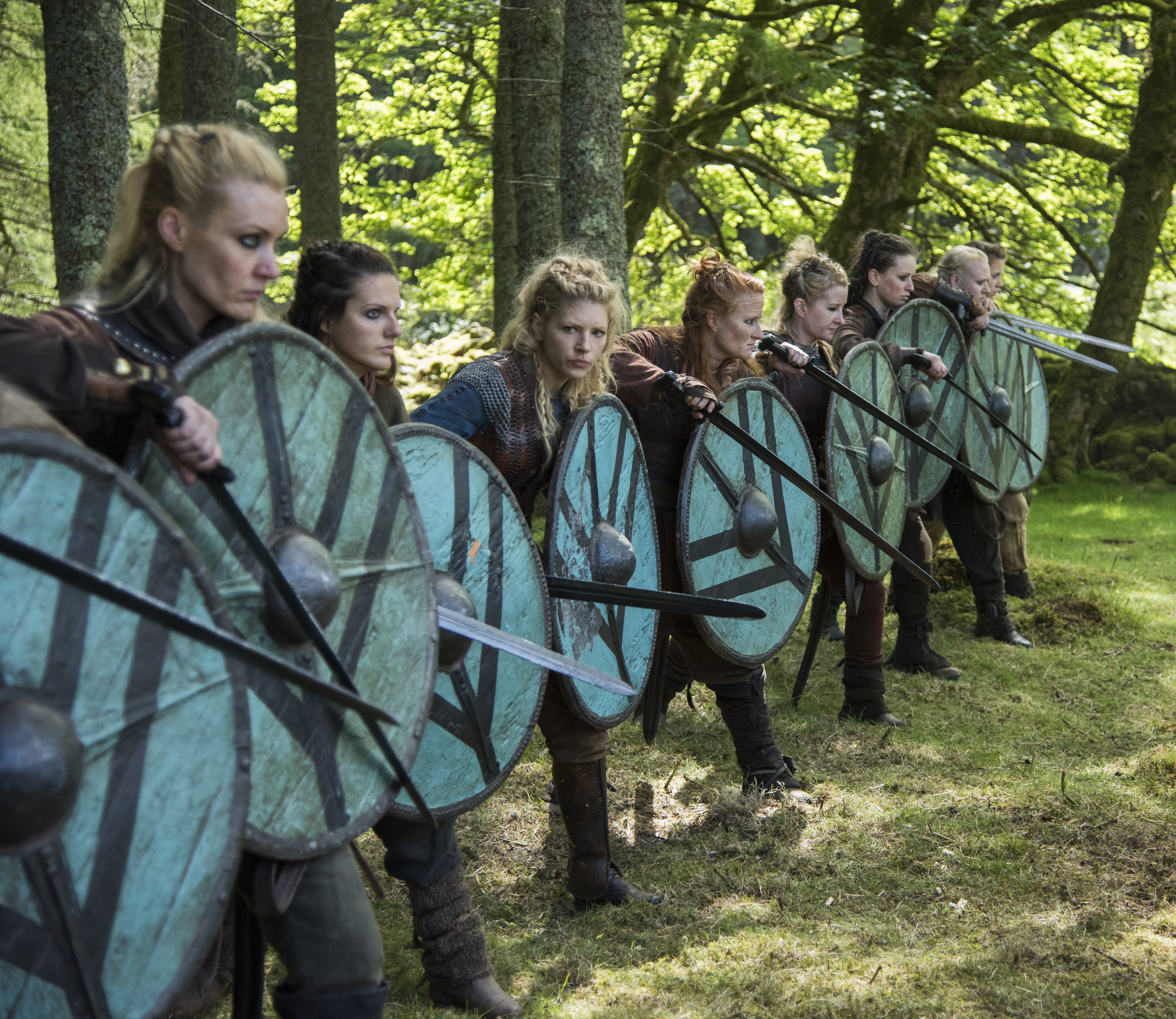Who were the Viking shield-maidens, legendary female warriors?