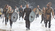 Lagertha with Ragnar and his war band in Dispossessed