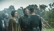 Judith, Aethelwulf, and Bishop Heahmund in Season 5 Episode 1