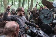 Floki fighting in the Wessex River Ambush