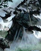 Art by Staz Johnson, colors by Rodrigo Fernandes