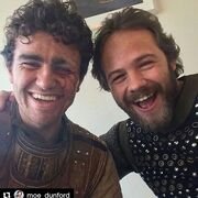 Moe Dunford with Charlie Kelly (Egil)