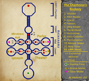 Chanteuse's Rookery's layout