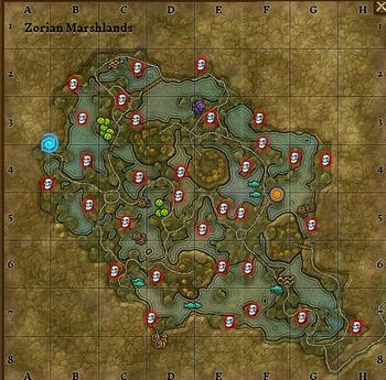 Zorian marshland map