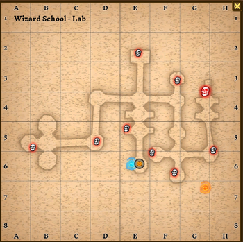 Wizard school lab map