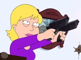 The evil, gun-toting Foster Mom