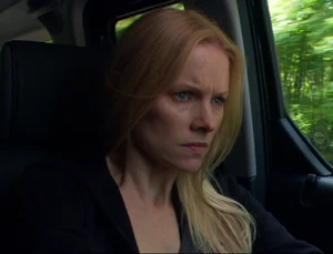 Allison's evil glare as she targets Brian