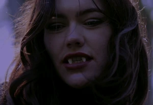 Lillian as an evil vampiress