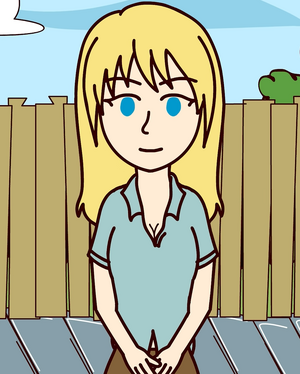 Blonde Student