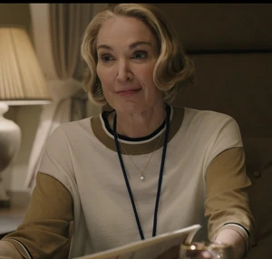 Evil mastermind Joanna Worth
