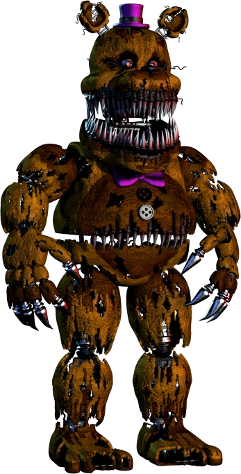 Nightmare Fredbear for a collab im part of : r/fivenightsatfreddys