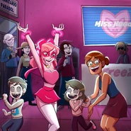 これこそがヒーローの醍醐味ね！　アトレノのアンブラ達と過ごすのは楽しいわ！　私は皆と共にいて、安心させてあげたいの！　常に側にいて、悪から守るわ！　あらゆる悪からね、身勝手な理由で、人々を守るフリだけする連中もいるからね！　いつものように提供は#SuivezMoiとフリージオよ！