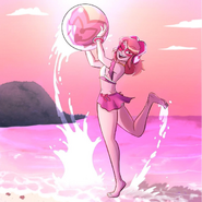 "We had a lot of work to do, my followers!! That's why I decided to go and rest in a private little place in Crystal Cove!! I really enjoy the heat and the outfits that I can wear here!! Which do you think is better, my followers, the cold or the heat?"