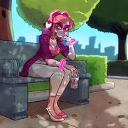 "Sometimes you just find that perfect spot for a cute pic, and this was it! I feel the shade of this gorgeous tree makes this new outfit pop, don't you think so my followers?? I hope all of you have a great day too!!"