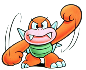 L'artwork de Boom Boom dans Super Mario Bros 3