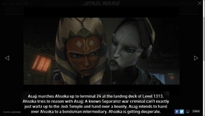 Asajj capture Ahsoka