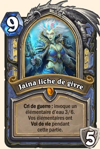 La Carte Jaina liche de givre.