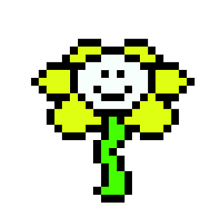 Le sprite de Flowey