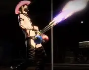 Dylan Fuentes libère le feu de son canon.