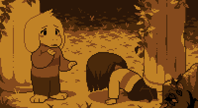 Asriel trouve Chara