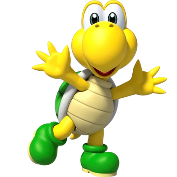 coquille de mario koopa en papier