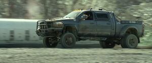 Burke's Terravex Mega Cab Dodge Ram 3500 HD Dually Truck.