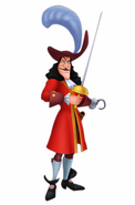 Captain Hook in Kingdom Hearts