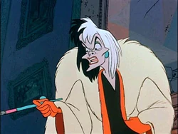 Cruella-de-vil-b-web.jpg (37 KB) Cruella De Vil is a villain who commits Animal Cruelty.