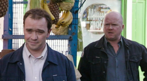 Phil Mitchell in his feud against love rival Mark Fowler.