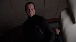 Garrett is severely wounded by Fitz's EMP.