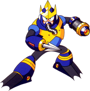 Wave Man's artwork of Mega Man 5.