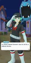 "I've always admired Giovanni-how he can be so ruthlessly decisive."