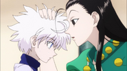 Illumi convinces Killua.