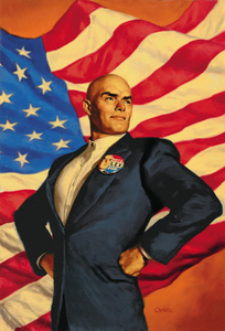 Luthor as President of the United States.