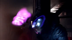 Eon kills a minion in a fit of frustration after experiencing pain due to his accelerated aging.
