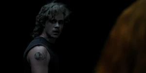 Billy about to disappear in the void.