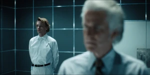 One keeping himself together when Brenner glances at him after Eleven beats Two, knowing he had something to do with Eleven's success.