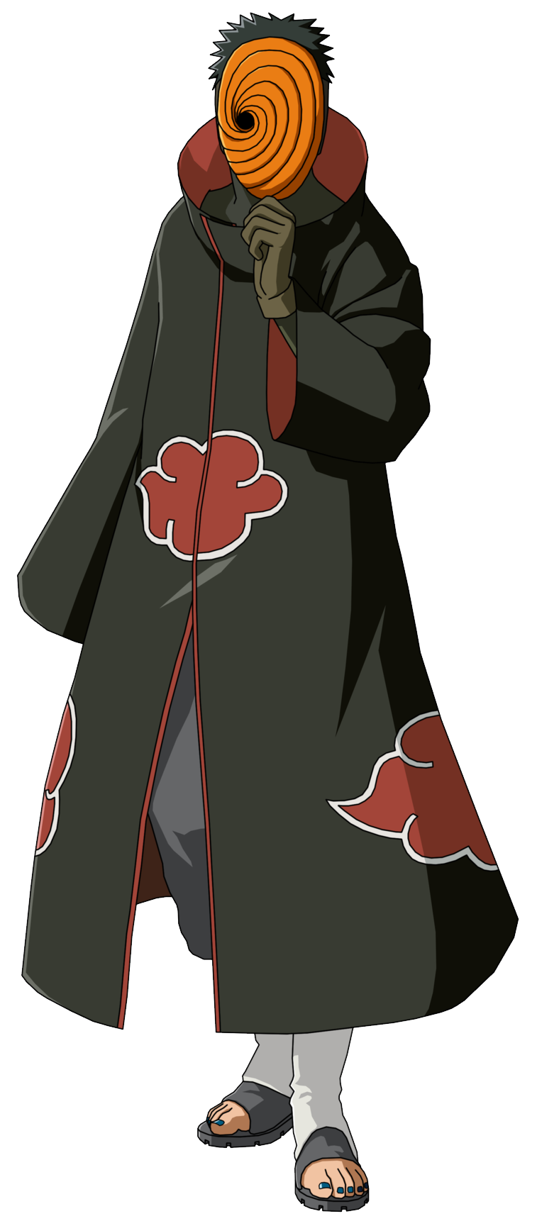 Naruto Akatsuki Sasuke Red Cloud Anti Leaf Faux