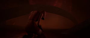 Ventress saddened after being abandoned thinking she was the last survivor of her order.